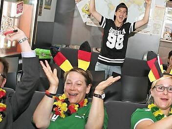 So jubelten die Deutschland-Fans vor zwei Jahren bei der Weltmeisterschaft.  Archiv: Evi Seeger