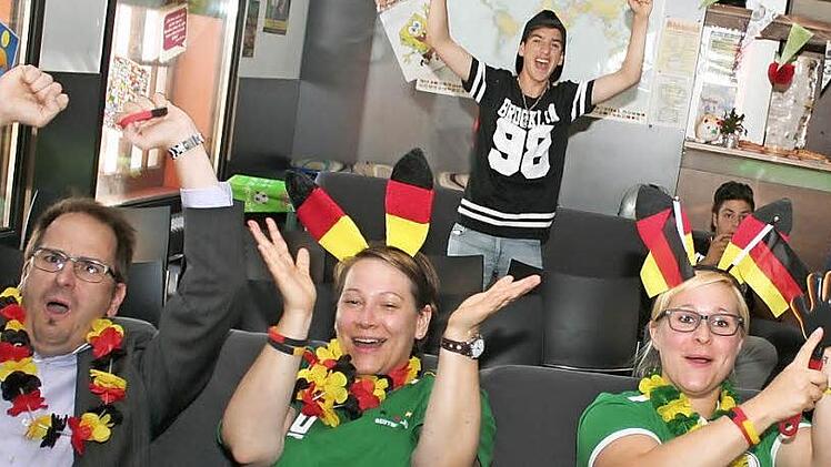 So jubelten die Deutschland-Fans vor zwei Jahren bei der Weltmeisterschaft.  Archiv: Evi Seeger