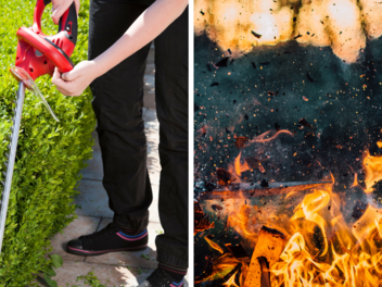 Akku-Heckenschere fängt Feuer: Der Unfall bei der Gartenarbeit endete tödlich.