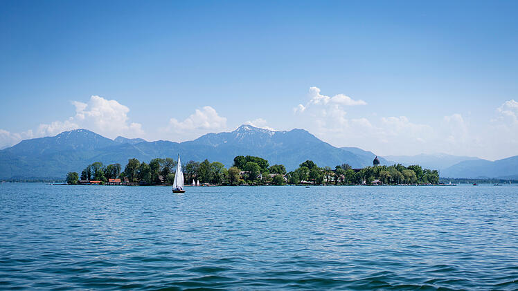 Fraueninsel auf dem Chiemsee in Bayern