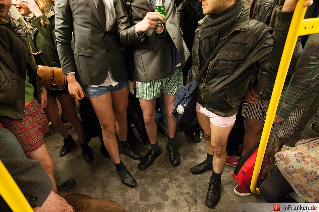 "No Pants Subway Ride" 2016 in Berlin und Prag