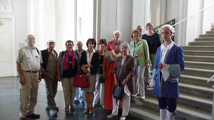 In den Fests&auml;len des Residenzschlosses Heidecksburg plauderte ein Page Geheimnisse aus den Privatleben der diversen Durchlauchten aus. Foto: Museumsfreunde