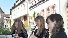 Schülerinnen der Musikschule gestalteten den musikalischen Teil des Festprogrammes. Foto: Heike Beudert