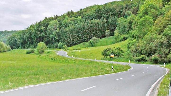 Hier soll der neue Radweg entstehen - links der Straße. Foto: Reinhard Löwisch
