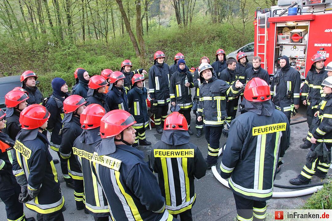 Brand in Mehrfamilienhaus in Coburg