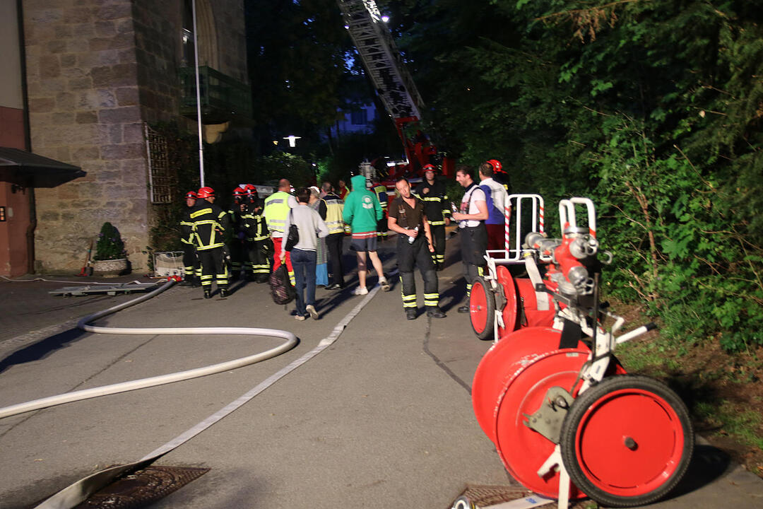Coburg: Küchenbrand im "Hexenturm"