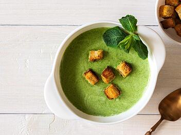 Gr&uuml;nkohlcremesuppe