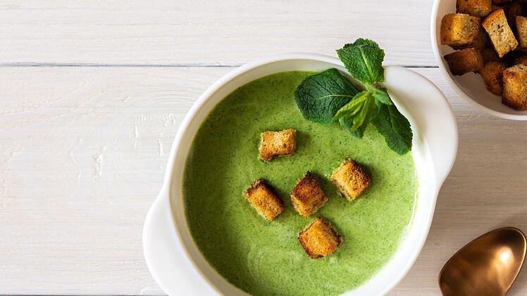 Gr&uuml;nkohlcremesuppe