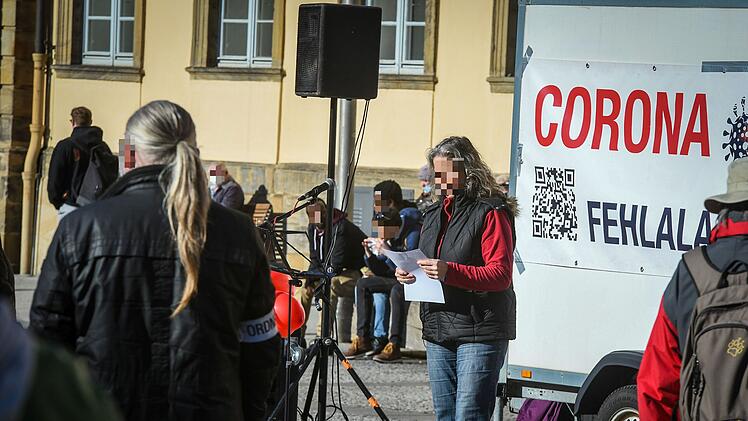 Corona-Demo in Bamberg