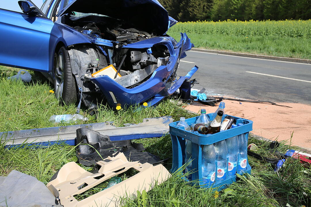 Fünf Verletzte bei Unfall im Landkreis Bayreuth