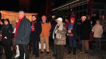 Einige hundert Bürger waren zum Neujahrsempfang der Stadt Haßfurt gekommen. Foto: Ulrike Langer