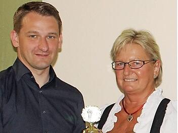 1. Bürgermeister Johannes Maciejonczyk und die neue Bürgerkönigin Marianne Selig