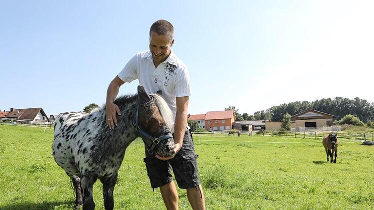 Andreas Liebermann mit Pony Pete Fotos: Barbara Herbst