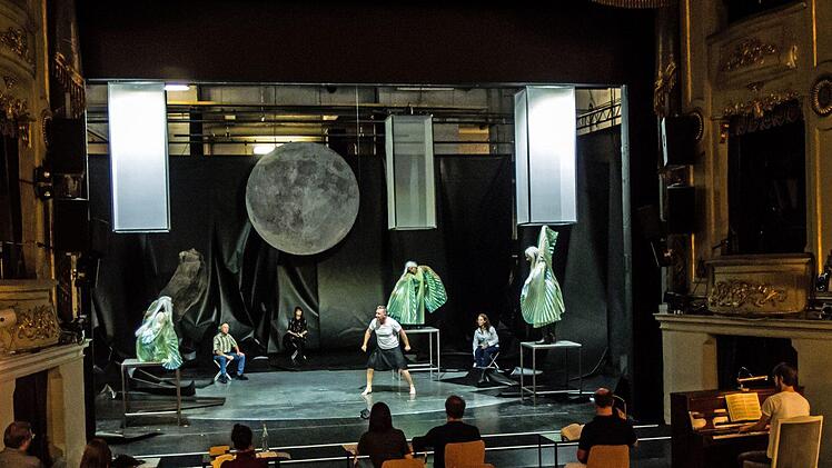 Proben-Impressionen aus dem Landestheater Coburg:: "Das Rheingold"Foto: Jochen Berger