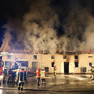 Feuerwehr kann Explosion verhindern