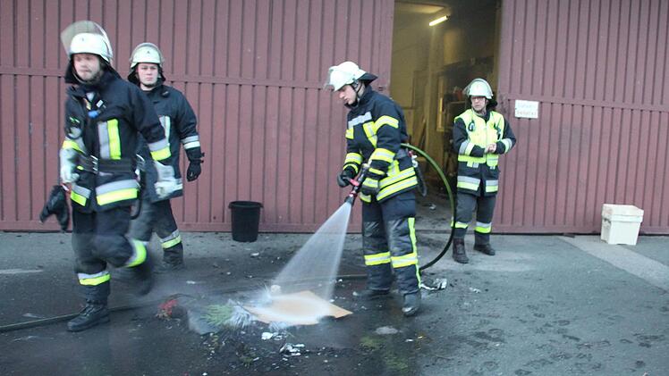 Schneller Einsatz, schnell gelöscht.