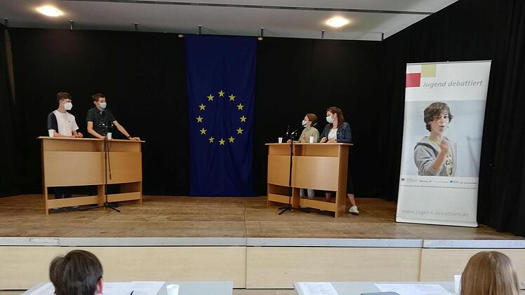 Europatag am Münnerstädter Schönborn-Gymnasium. Foto: Heike Beudert