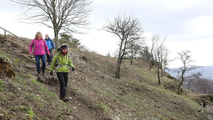 Abstieg vom Staffelberg Richtung Loffeld. Foto: Barbara Herbst