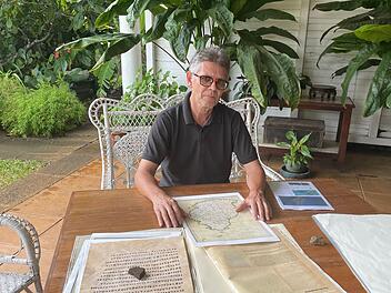 Daniel Krieg glaubt, dass das Kryptogramm auf die Insel Mauritius verweist.