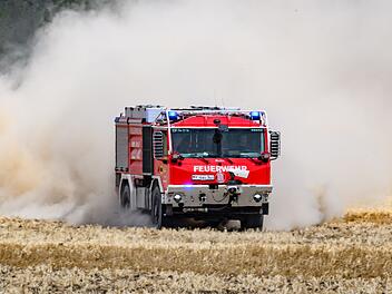 Waldbrand in der Gohrischheide