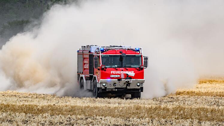 Waldbrand in der Gohrischheide