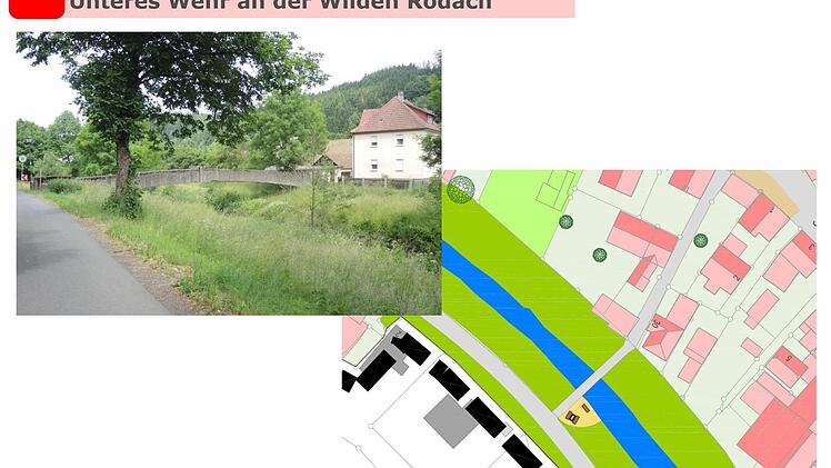 Die alten Schleusen sollen umgebaut werden. Grafik: Valier/Schramm