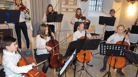 Das Streichensemble der Musikschule Kulmbach ...