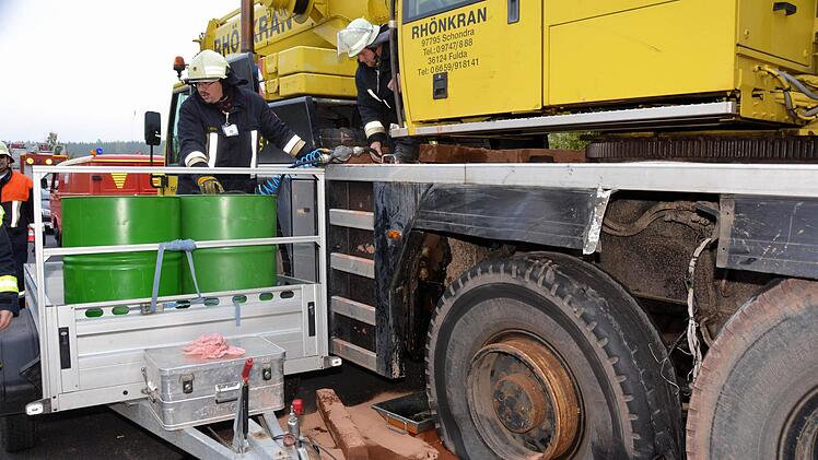 Unfall bei Albertshausen.