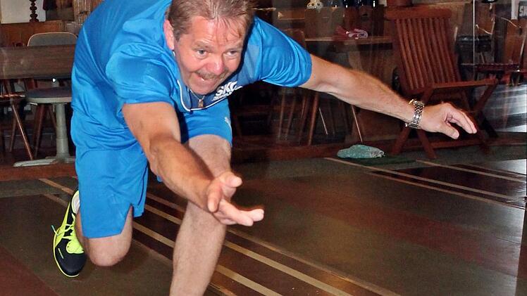 Jiri Vicha trug mit dem Tagesbestresultat von 613 Kegel maßgeblich zum Zittersieg des SKC Staffelstein bei. Foto: Bernd Schwarz