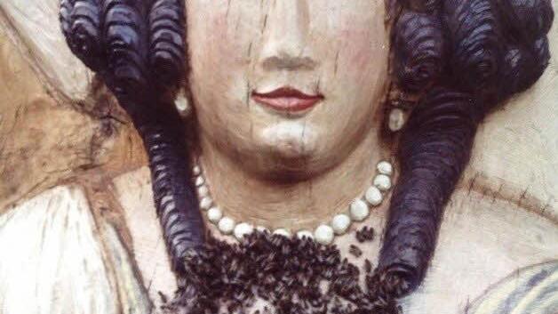 Ein Beispiel für die "Figurenbeute", die Holzschnitzkunst mit den Anliegen der Imker verbindet. Jönsson/Bienenimbauch.de