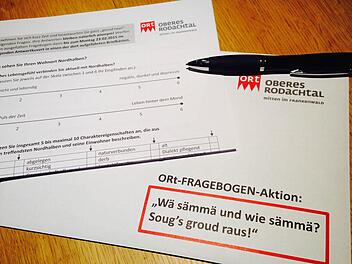 Mit der ORt-Fragebogenaktion haben die Bürger des Oberen Rodachtals die Möglichkeit, ihre ganz persönliche Sichtweise zur Zukunft ihrer Heimat zu äußern.  Foto: Susanne Deuerling