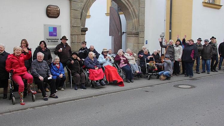 Auch die Bewohner im Seniorenzentrum hatte ihren Spaß