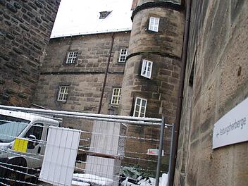 Die Arbeiten im Bereich der Festungsherberge laufen auf Hochtouren. Foto: Marco Meißner
