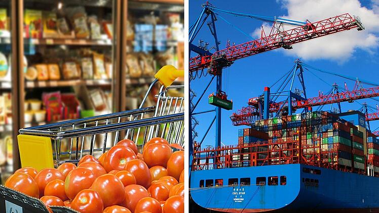 Viele Lebensmittel werdne sehr weit transportiert