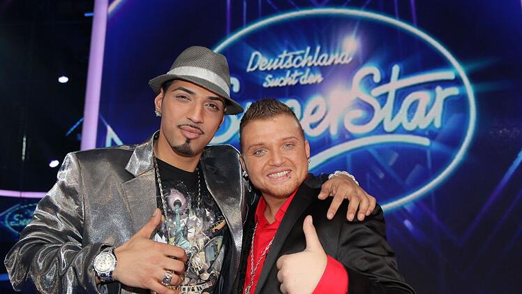 Erst Freunde, dann erbitterte Gegner: Menowin Fr&ouml;hlich (rechts) und Mehrzad Marashi standen sich 2010 im DSDS-Finale gegen&uuml;ber.
