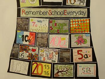 Ein Ausschnitt aus dems Cover des Hausaufgabenhefts Foto: Günther Geiling