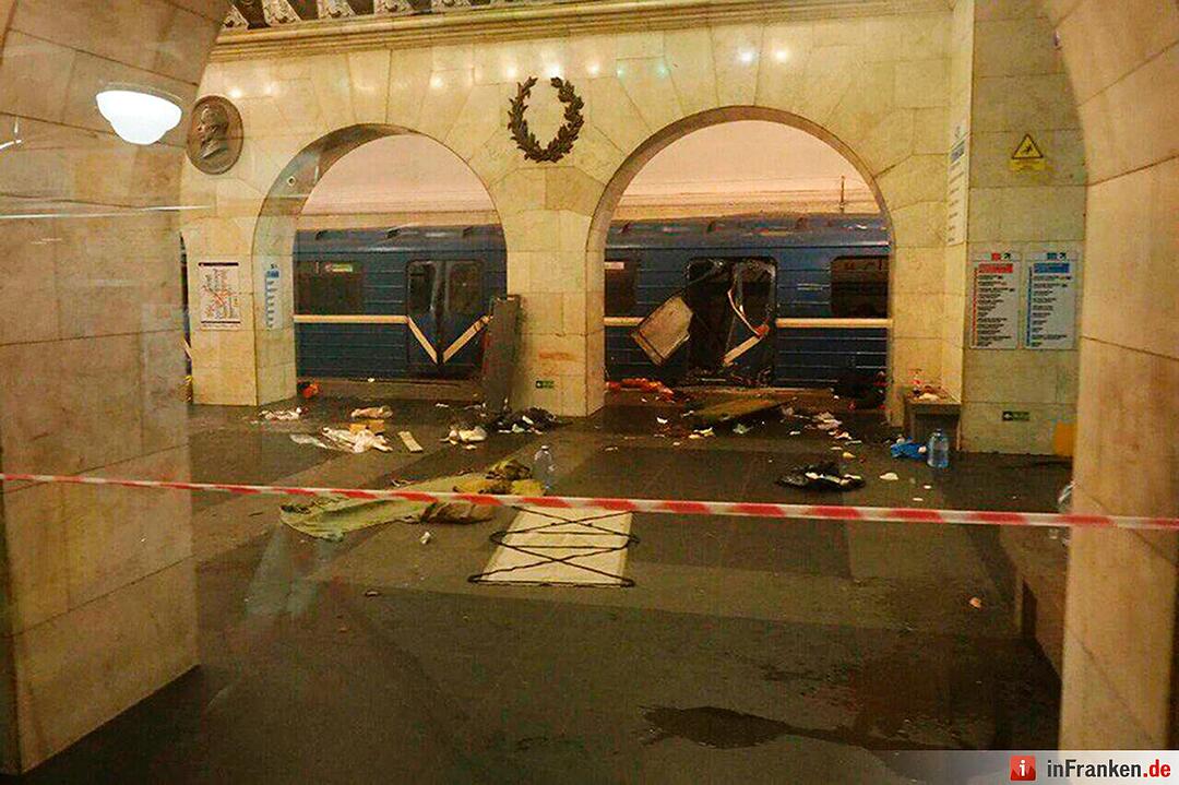 Explosion in der U-Bahn in St.Petersburg