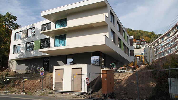 Impressionen von der Baustelle: In Bad Brückenau entsteht eine Außenstelle der Behindertenhilfe Maria Bildhausen (Münnerstadt). Foto: Ulrike Müller