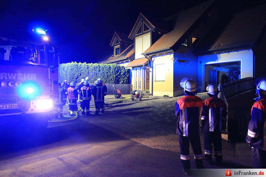 Brand in Roßdorf am Forst