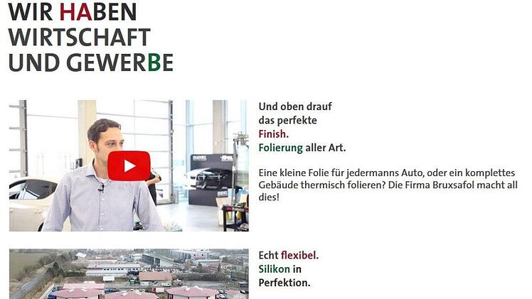 In mehreren Clips präsentiert sich die Stadt Hammelburg als Wirtschaftsstandort. Foto: Screenshot/Arkadius Guzy