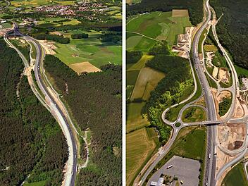 A70 bei Thurnau: Bauarbeiten beendet - drei Kilometer langer Autobahn-Abschnitt  "um bis zu 200 Meter verlegt"