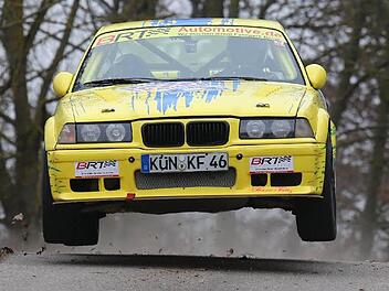 Vorjahressieger Fritz Köhler im "Tiefflug".