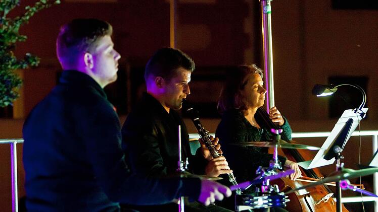 Stimmungsvoll: Altstadt-Serenade vom dem "Haus des Gastes" in Bad Rodach.Foto: Jochen Berger
