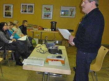 Vortrag in Pinzberg  Foto: Winfried Wedekind