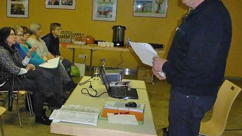 Vortrag in Pinzberg  Foto: Winfried Wedekind