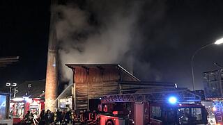 Brand in Sägewerk in Wallenfels