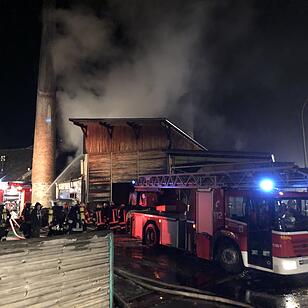 Brand in Sägewerk in Wallenfels