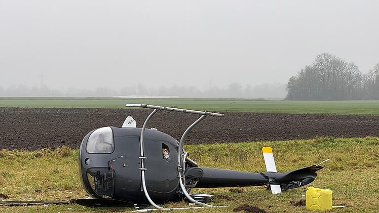 Hubschrauber abgestürzt