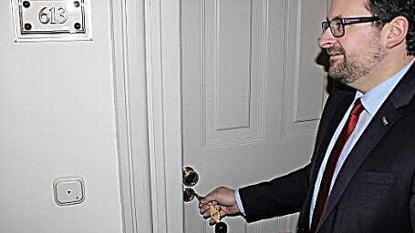 Sebastian Imhof hat im Hotel Residenzschloss noch keine schlechten Erfahrungen mit der Nummer 13 gemacht.