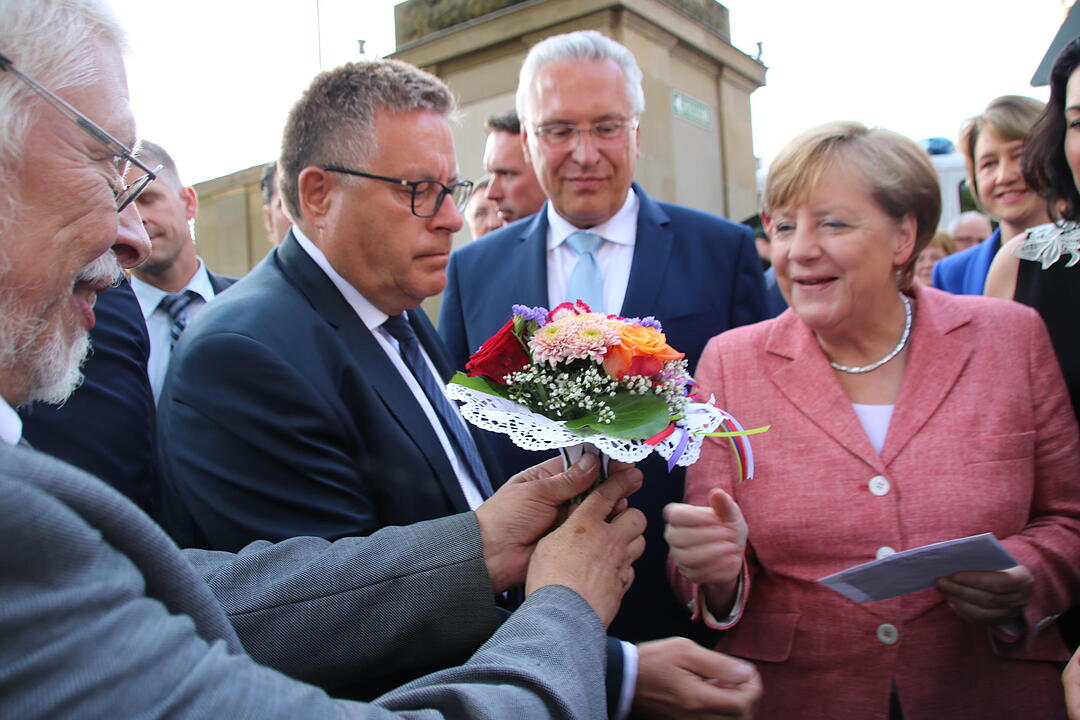 Angela Merkel zu Besuch in Bad Kissingen